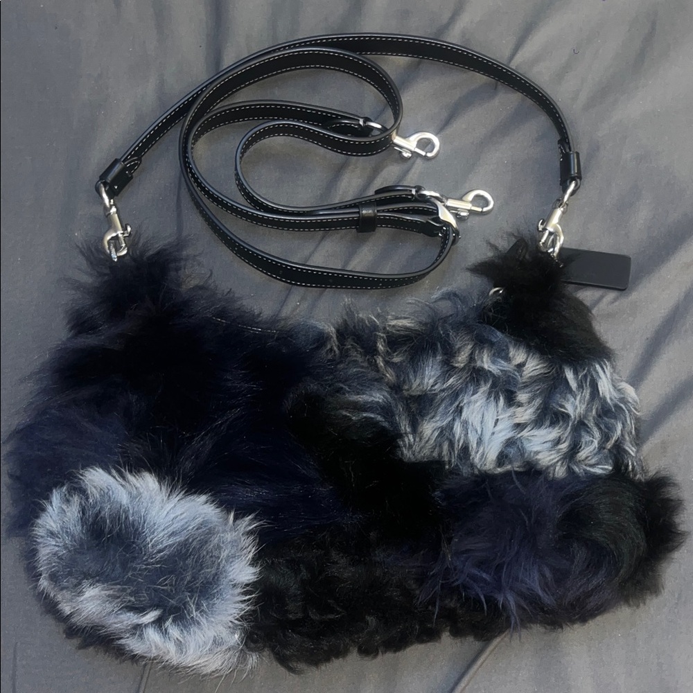 Coach Juliet 25 in Shearling patchwork